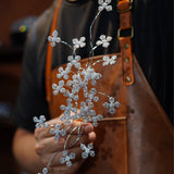 Handmade Full Zircon Queen Wedding Barrttes 0412