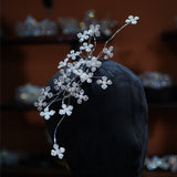 Handmade Full Zircon Queen Wedding Barrttes 0412