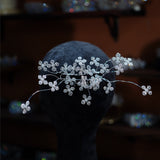 Handmade Full Zircon Queen Wedding Barrttes 0412