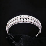 European  Crystals Wedding tiara 18298