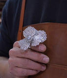 Zircon flower ring asl-0506