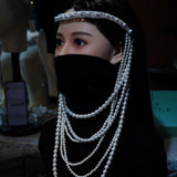Handmade Pearls Brides Tiaras Headpiecs  St1-17306