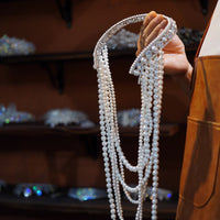 Handmade Pearls Brides Tiaras Headpiecs  St1-17306