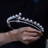Pearls Wedding Tiaras Crown 14529