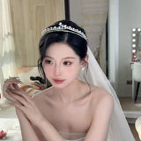 Pearls Wedding Tiaras Crown 14529