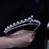 Pearls Wedding Tiaras Crown 14529