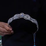 Elegant Zircon Brides Tiaras Crown for Wedding 16863