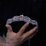 Elegant Zircon Brides Tiaras Crown for Wedding 16863