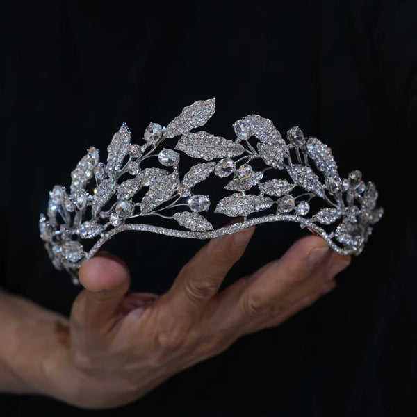 17100a Korean leaves Wedding Tiaras Headpieces