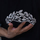 17100a Korean leaves Wedding Tiaras Headpieces