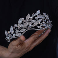 17100a Korean leaves Wedding Tiaras Headpieces