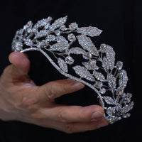 17100a Korean leaves Wedding Tiaras Headpieces