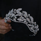 17100a Korean leaves Wedding Tiaras Headpieces