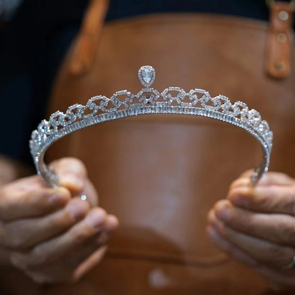 Fashion Zircon Wedding Tiaras Great Crown 17131