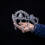 Princess Zircon Brides Tiaras Crown for Wedding 17638