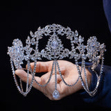 Princess Zircon Brides Tiaras Crown for Wedding 17638