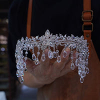 17639 European forehead Crystal Wedding Tiaras Headpieces