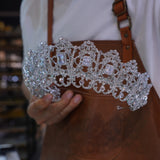 Elegant Crystal&Pearls Wedding Tiara Crown 17647