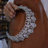 Elegant Crystal&Pearls Wedding Tiara Crown 17647