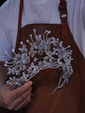 st1-17669 Oversize Zricon Brides Tiaras