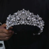 Oversize Crystals Wedding Tiara Crown 17770