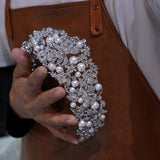 European Zircon Wedding Tiaras Crown 17700