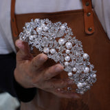 European Zircon Wedding Tiaras Crown 17700