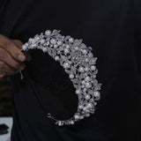 Oversize Crystals Wedding Tiara Crown 17770