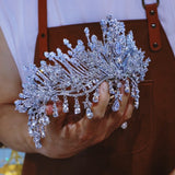 st1-17707 European Pearls&Zircon6 Wedding Tiaras