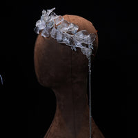 17709 European tassel Crystal Wedding Tiaras Headpieces