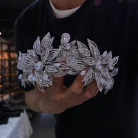 st1-17713 Oversize Zircon European Wedding Crown