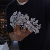 st1-17713 Oversize Zircon European Wedding Crown