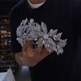 st1-17713 Oversize Zircon European Wedding Crown