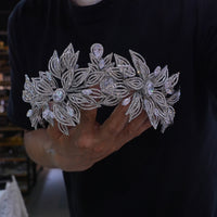 st1-17713 Oversize Zircon European Wedding Crown