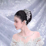 Oversize Zircon European Wedding Crown 17713