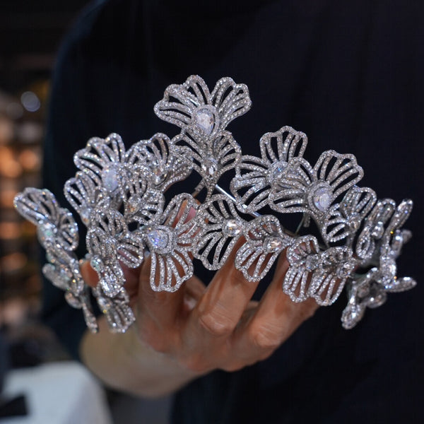 European Wedding Tiaras taira with tassel 17714