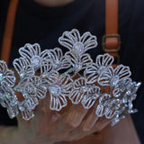 European Wedding Tiaras taira with tassel 17714