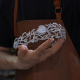 Princess Zircon Brides Tiaras Headbands for Wedding 17720