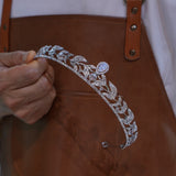 Simple Zircon Brides Tiaras Headbands for Wedding