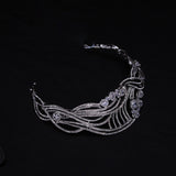 17734 Elegant Zircon Irregular Wedding Tiaras Crowns