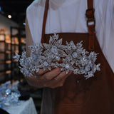 European Zircon Brides Tiaras Headbands for Wedding 17744