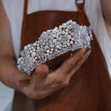 1st1-17777 European Pearls Zircon Wedding Crowns