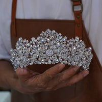 17794 Baroque Sparkle Wedding Tiaras Headpieces