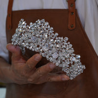 17794 Baroque Sparkle Wedding Tiaras Headpieces