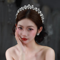st1-17795 Princess &Pearls Wedding Tiaras Crowns