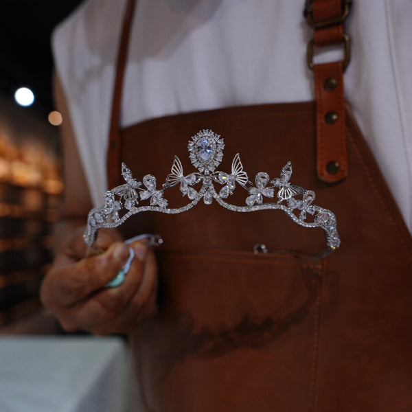 17810 Fashion Zircon Wedding Tiaras