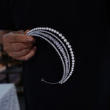17812 4T Pearls Wedding Headbans