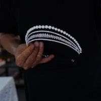 17812 4T Pearls Wedding Headbans