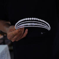 17812 4T Pearls Wedding Headbans