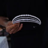 17812 4T Pearls Wedding Headbans
